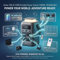 Anker SOLIX C300 Portable Power Station (288Wh / 90000mAh)