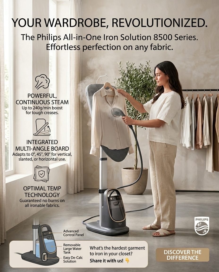 Philips All-in-One Ironing Solution 8500 Series