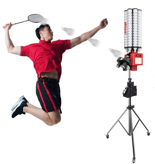 SIBOASI B7 pro Badminton Training Machine with battery Badminton Shuttles Feeding Machine Training with APP Control