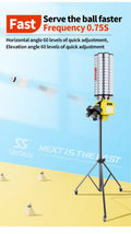 SIBOASI B7 pro Badminton Training Machine with battery Badminton Shuttles Feeding Machine Training with APP Control
